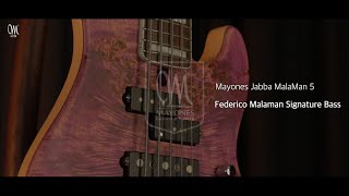 Video thumbnail for Mayones Jabba MalaMan 5 Federico Malaman Signature Bass [Teaser] by MayonesTube