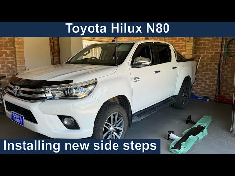 Toyota Hilux N80 side step replacement