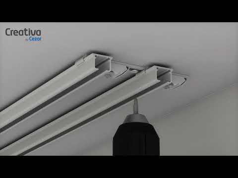 Jak zamontować szyny karniszowe sufitowe ZS, ZD, KS firmy Creativa
