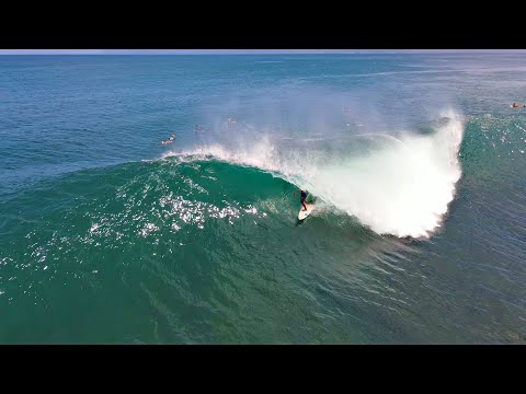 Sick barrels at Lakey Peak