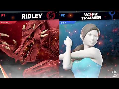 Eeveeon (Ness/Ridley) vs Qtip (Wii Fit Trainer) @ Sucker Punch #1