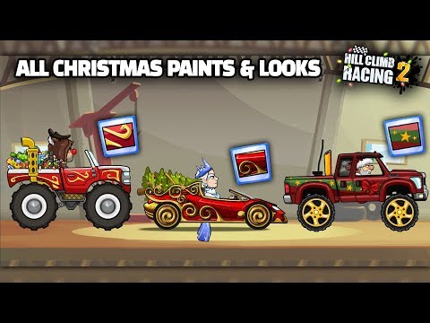 Hill Climb Racing 2 - ALL CHRISTMAS PAINTS AND LOOKS