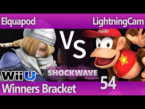 SW 54 Smash 4 - Elquapod (Sheik) vs LightningCam (Diddy) - Winners Bracket