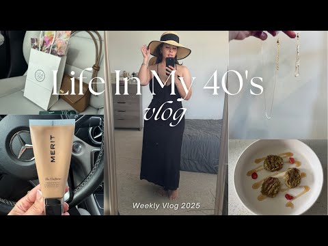 🍃 Life In My 40's Vlog | Skincare, Matcha Protein Pancakes, Shopping Haul, Tennis, & New Jewelry!