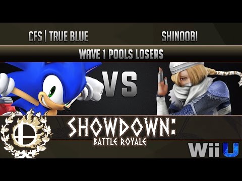 Showdown Battle Royale Wave 1 Pools Losers - CFS | True Blue (Sonic) vs Shinoobi (Sheik)