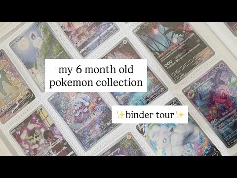 pokemon binder tour - 6 months of collecting!