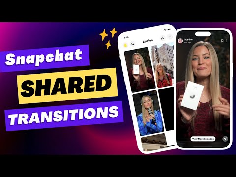 Snapchat Shared Transitions - Animation's - Grid Matched Geometry - Xcode 14 - SwiftUI Tutorials
