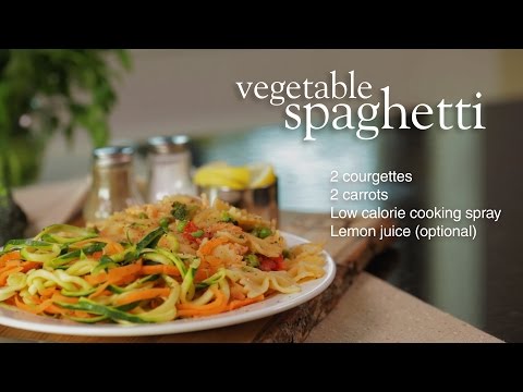 Slimming World Syn-free vegetable spaghetti - FREE