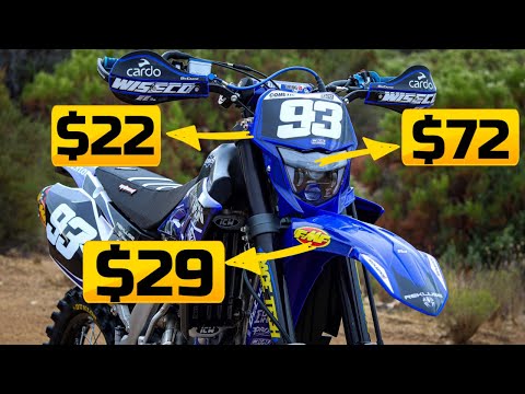 LED headlight + NEW look for older Yamaha WR450 & WR250 under $130!