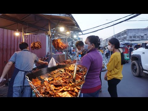 Tola Grill And Testy Meat At Phsa Kandal - Tola Street Food Near Kandal Market @ Wat Naloam Ep6