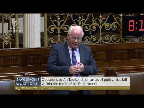 Brendan Smith Urges Continued Humanitarian Aid for Ukraine