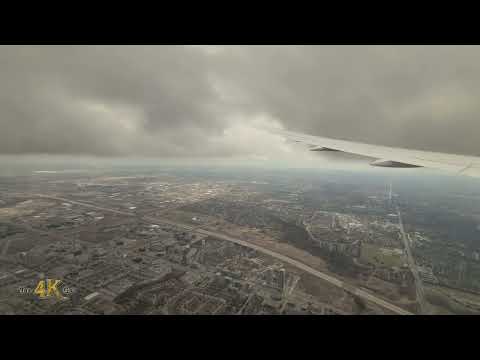 Landing video from rear of Air Canada Boeing 787...