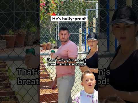 He’s bully-proof #funny #viral #family #fypシ #shorts