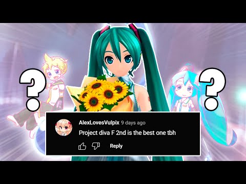 Playing the "best" Project Diva game according to people in 2022