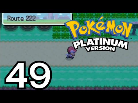 Pokemon platinum #49  Going over Route 222 to Sunyshore