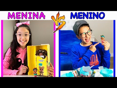 TIPOS DE CRIANÇAS ABRINDO BRINQUEDOS MENINA VS MENINO | Luluca