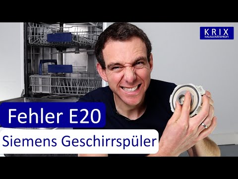 Fehler E20 oder E21 - Umwälzpumpe | Siemens Geschirrspüler