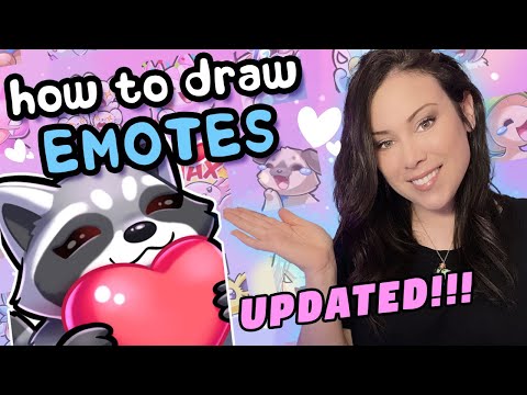How To Draw Twitch EMOTES on Your IPAD using PROCREATE! | Full Tutorial UPDATED for 2025