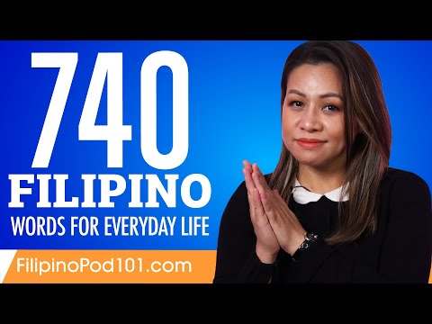 740 Filipino Words for Everyday Life - Basic Vocabulary #37