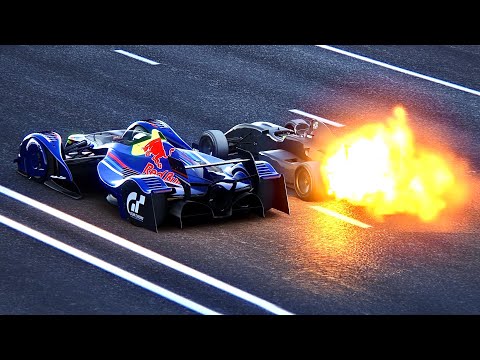 Red Bull X2010 vs Formula Jet Engine - Drag Night Race 20 KM