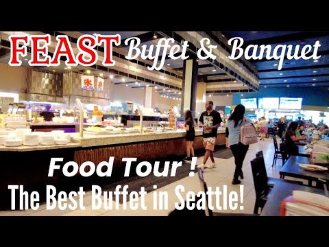 🇺🇸 All-You-Can-Eat Food Tour in Renton is The Largest and The Best Buffet in Seattle area, WA State.