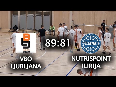 U19 1.SKL  VBO Ljubljana - Nutrispoint Ilirija  23.11.2021
