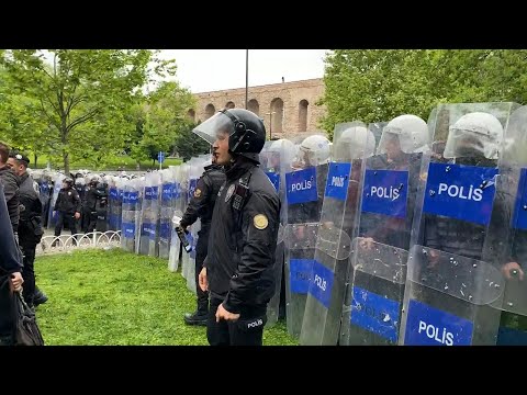 Video Thumbnail: Riot police clash with May Day protesters in Istanbul | AFP