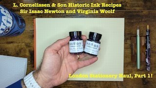 London Stationery Haul, Part 1: L. Cornelissen Historic Ink Recipes!