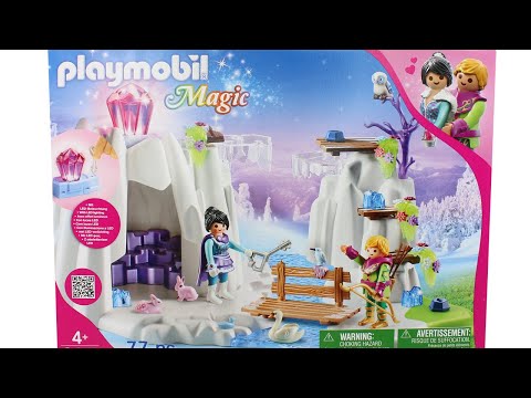 Playmobil Magic Crystal Diamond Hideout Unboxing Toy Review