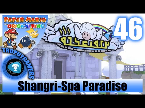 Paper Mario The Origami King - Shangri-Spa Paradise - Walkthrough Part 46