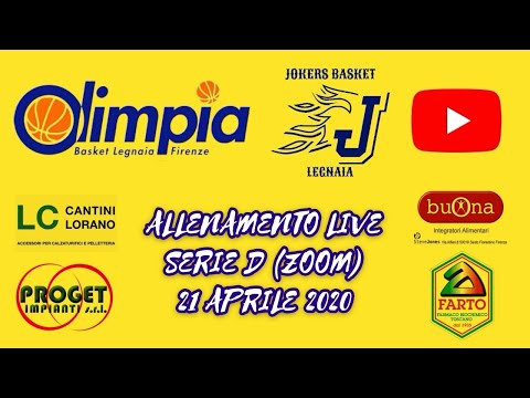 ALLENAMENTO LIVE SERIE D (ZOOM) - 21/04/2020