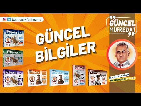 Ders 89: KPSS Güncel Bilgiler - 4