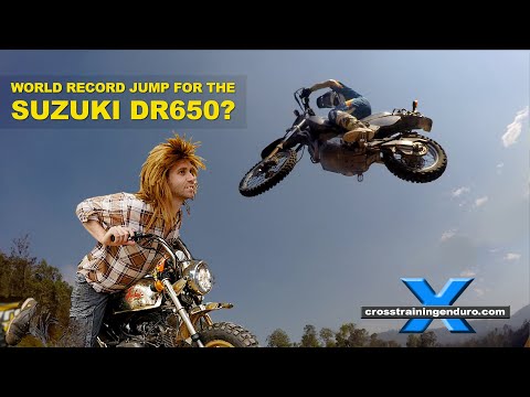 World record jump Suzuki DR650?︱Cross Training Enduro