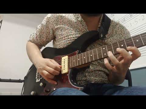 Pentatonic fusion lick in the style of Frank Gambale and Shawn Lane