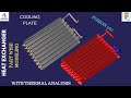 Cooling Plate Heat Exchanger Fusion 360 Tutorial 2019 Part Wise Modeling 3d Modeling