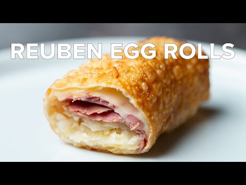 Reuben Egg Rolls • Tasty Recipes