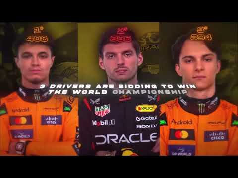 THREE DRIVERS, ONE TITLE: The F1 Abu Dhabi Showdown! | Max Verstappen vs. Lando Norris Thriller