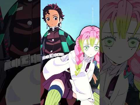 Hashira Training: Tanjiro, Mitsuri, & Iguro 🤣 #demonslayer #anime #animeedit #viral #trend