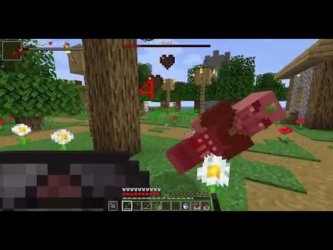 Angry Mutant Enderman - Player Vs Hardest Modded Raids(Illager Plus + Dungeon Mobs) - EP1 - Minecraft