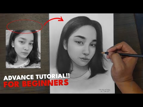 Learn how to draw portraits  / step by step / for beginners