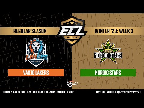 ECL Elite Winter '23 HIGHLIGHTS | Växjö Lakers vs. Nordic Stars - NHL 23 EASHL 6s Gameplay