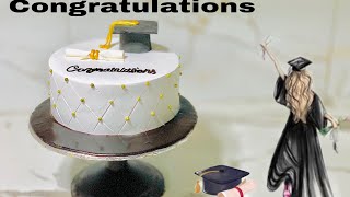 Digri completed cake (law ) and others education parts beautifully designed with cap and digri paper