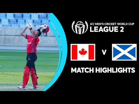Canada v Scotland | Match Highlights | CWC League 2