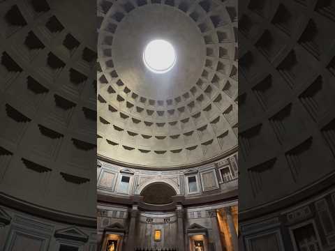 Rain in the Pantheon, Rome, Italy #travel