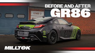 Video: Milltek Edelstahl Duplex Sportauspuff-Komplettanlage ab Kat Toyota GR86