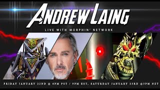 Andrew Laing (Veteran Power Ranger Voice Actor - Venjix/Evox) Live Stream Interview video