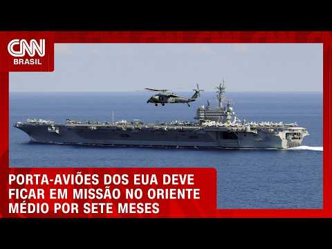 EUA enviam mais um porta-aviões para o Oriente Médio | CNN NOVO DIA