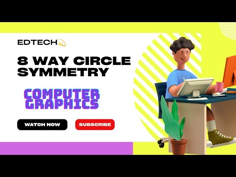 8 way circle symmetry explained || very easy explanation || Hindi || Computer Graphics  #graphics