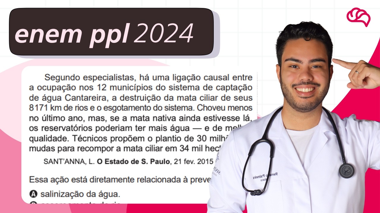 Resolução em Vídeo — Questão 132 ENEM 2024 PPL