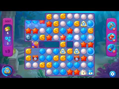 Fishdom Super Hard Level 9097 (with Double Lightning Booster) @choraelmin